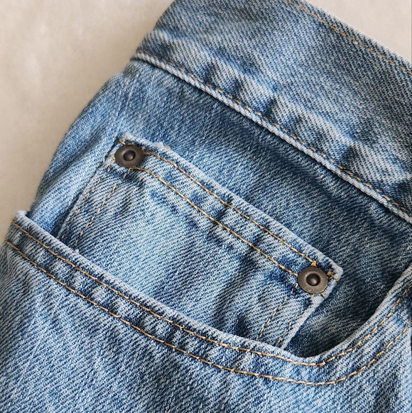 👖 George Men’s Blue Denim Shorts Size 33, NWT, 10” Inseam, Relaxed Fit 5 pocket - Picture 5 of 11